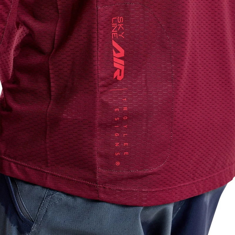 Skyline Air LS Jersey Mono Oxblood