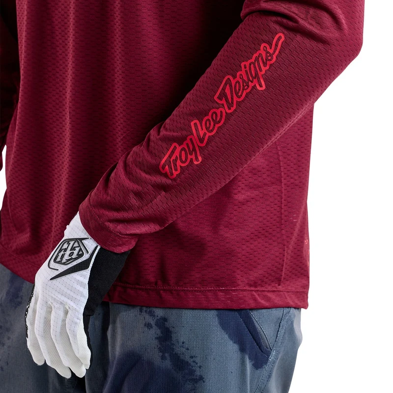 Skyline Air LS Jersey Mono Oxblood