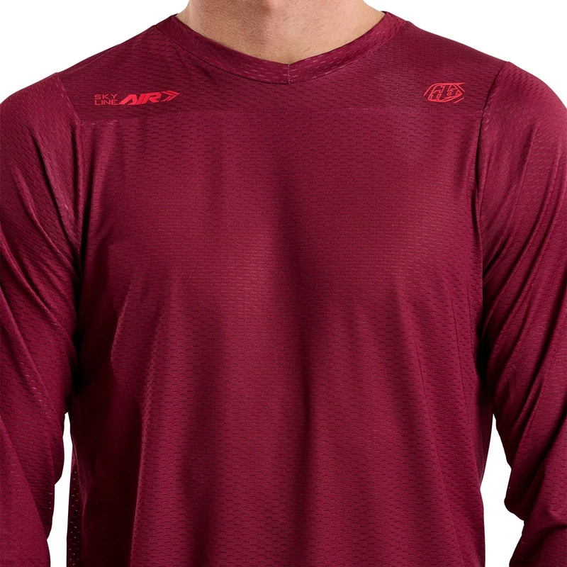 Skyline Air LS Jersey Mono Oxblood
