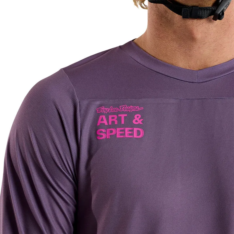 Skyline LS Jersey Radioscape Deep Purple