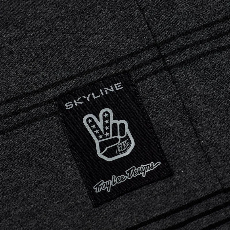 Skyline Short Sleeve Ride Tee Washed Out Dark Cloud