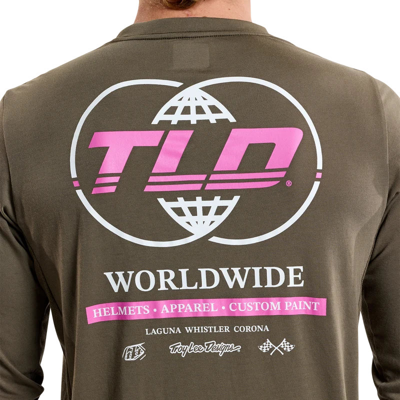 Skyline Long Sleeve Ride Tee Worldwide Caper