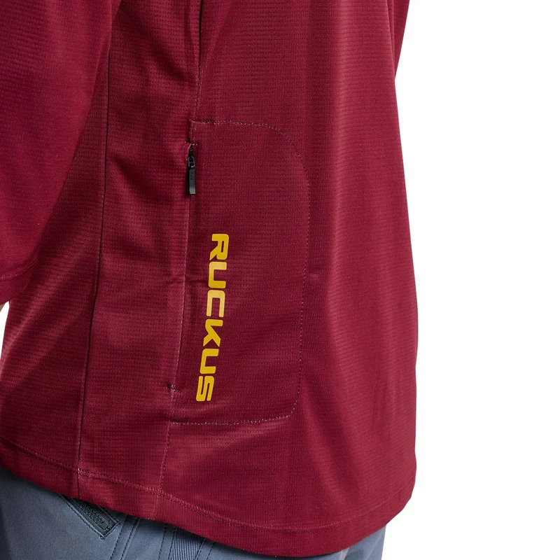 Ruckus 3/4 Jersey Spun Oxblood