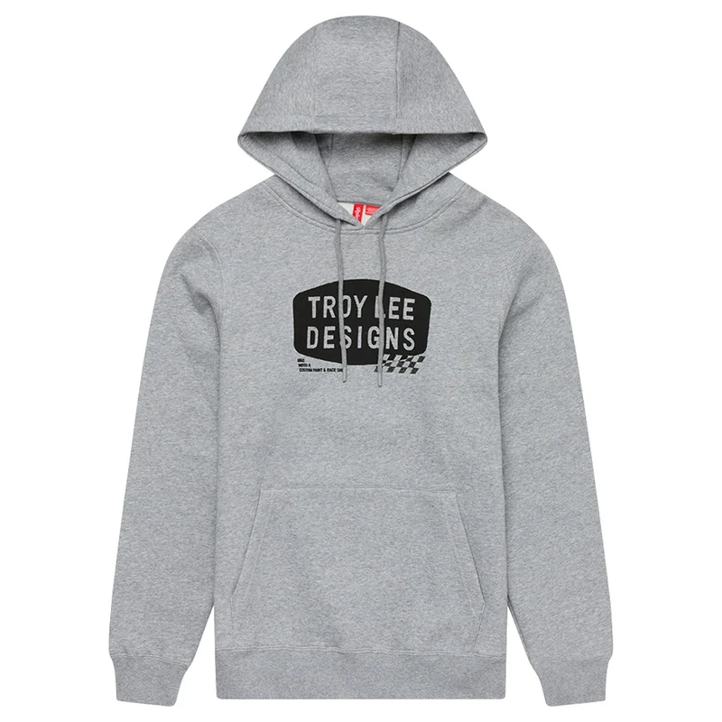 Pullover Hoodie Stamp Grey Heather