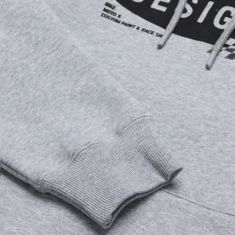 Pullover Hoodie Stamp Grey Heather