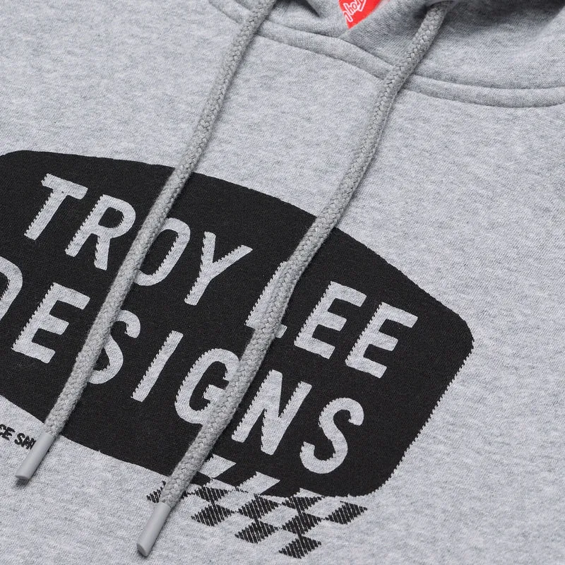 Pullover Hoodie Stamp Grey Heather