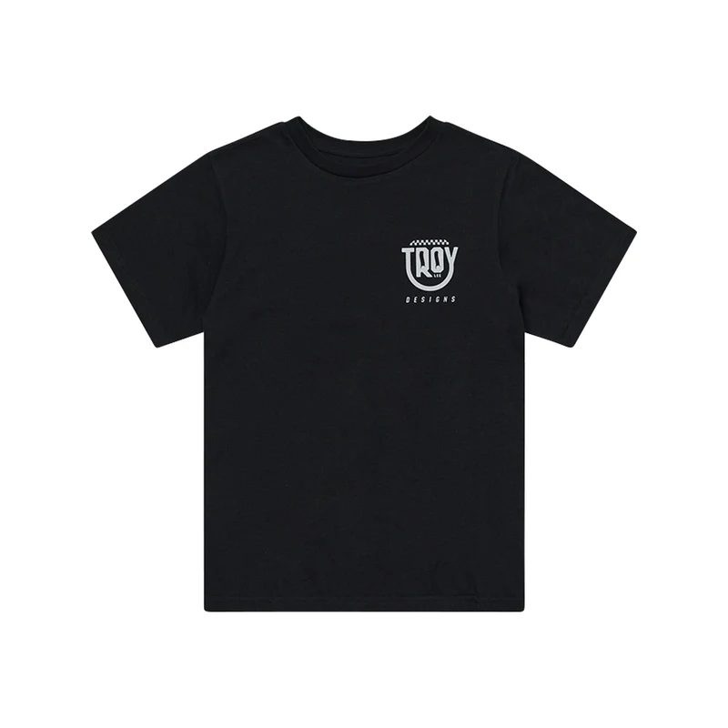 Womens Short Sleeve Tee Smiley Black