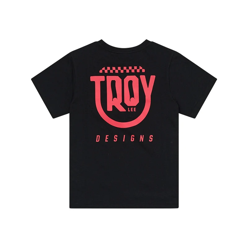 Womens Short Sleeve Tee Smiley Black