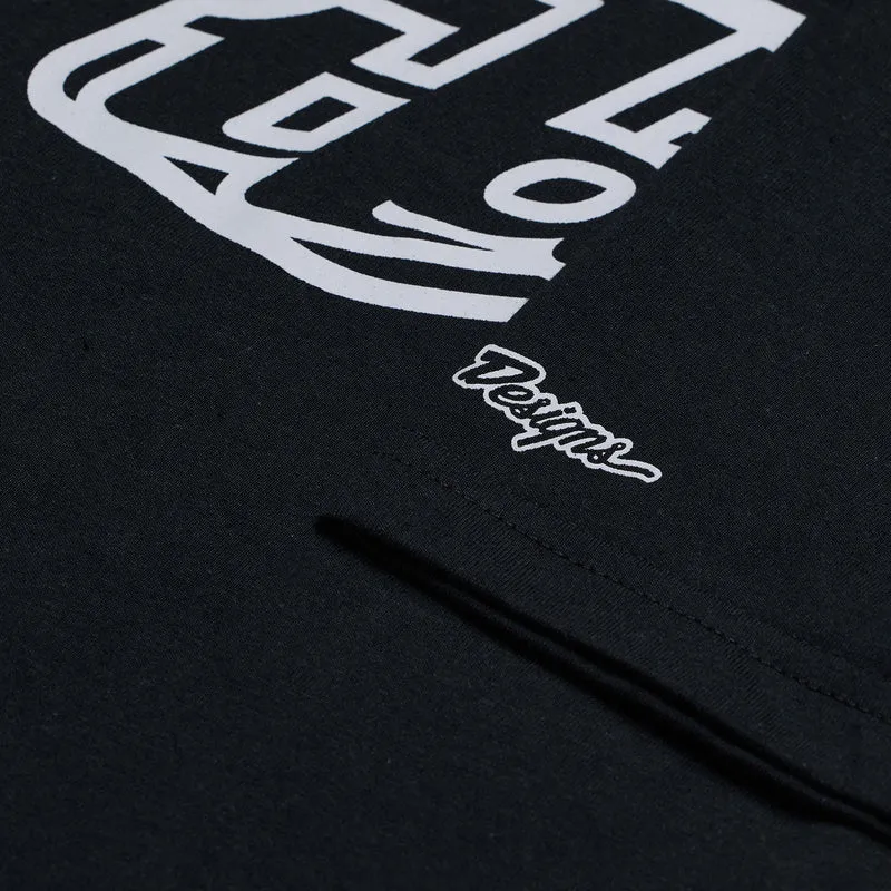 Short Sleeve Tee Badge Black
