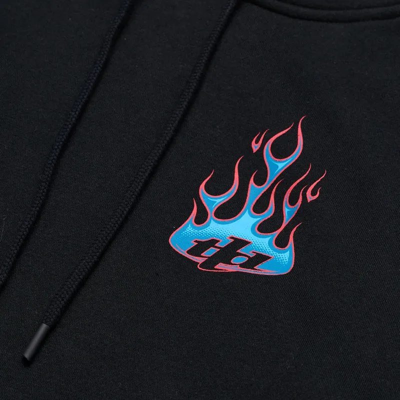 Pullover Hoodie Torched Black