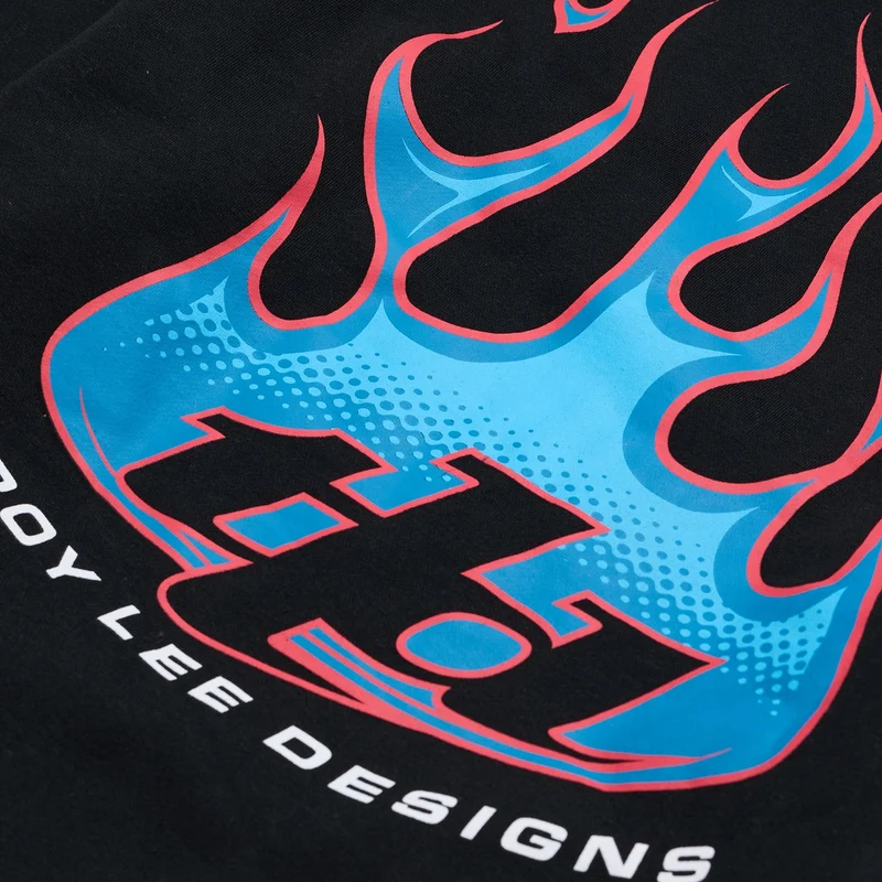 Pullover Hoodie Torched Black
