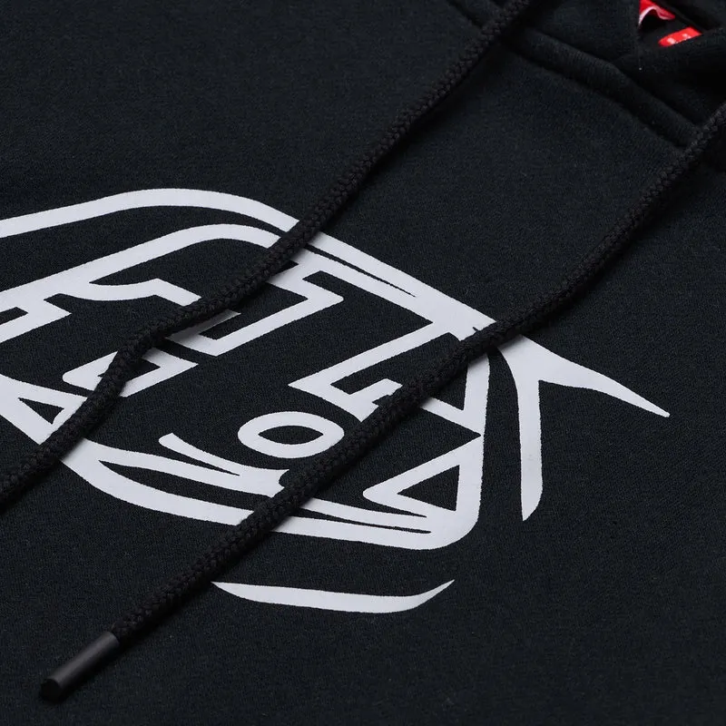Pullover Hoodie Badge Black