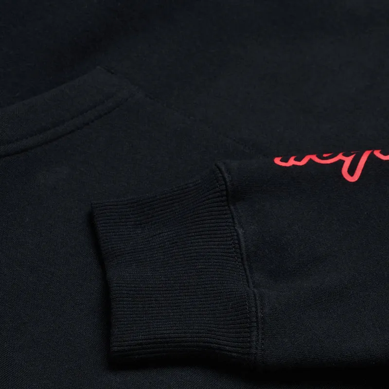 Pullover Hoodie Badge Black