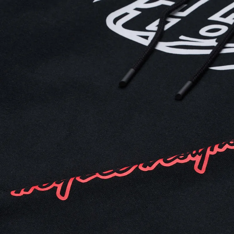 Pullover Hoodie Badge Black