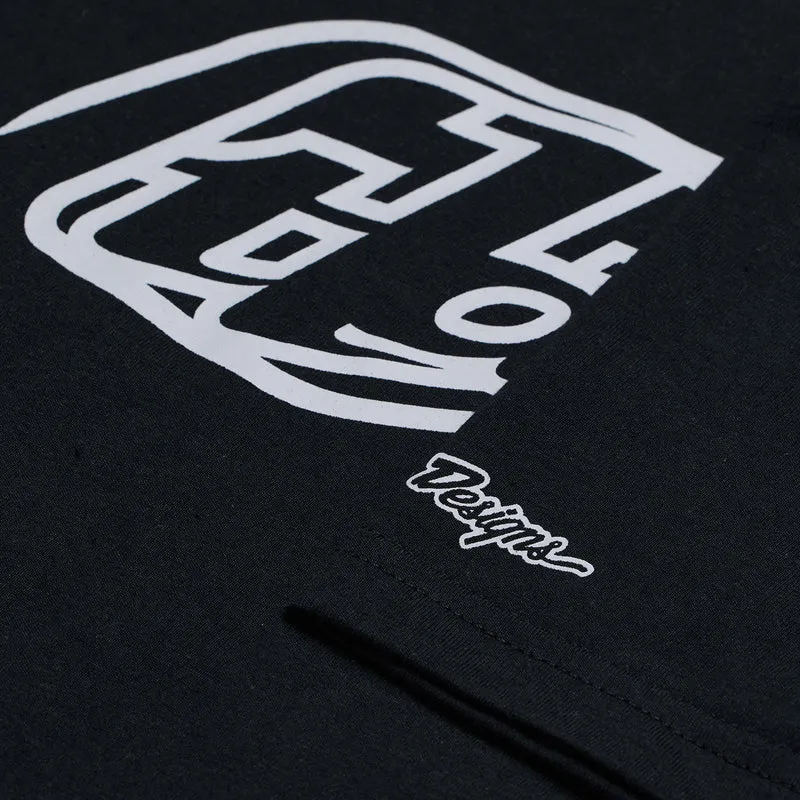 Youth Short Sleeve Tee Badge Black