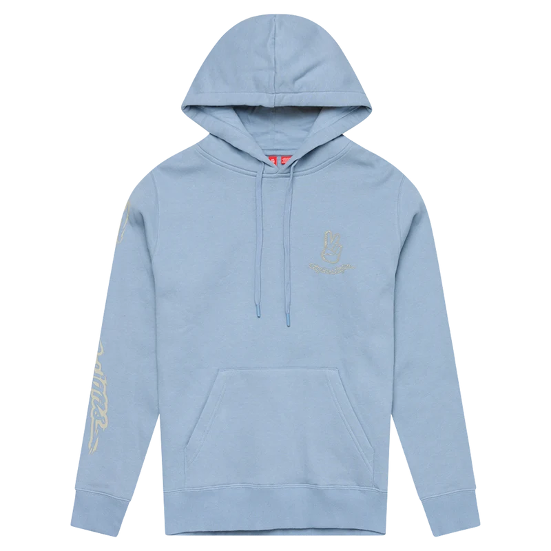 Womens Pullover Peace Out Smoke Blue