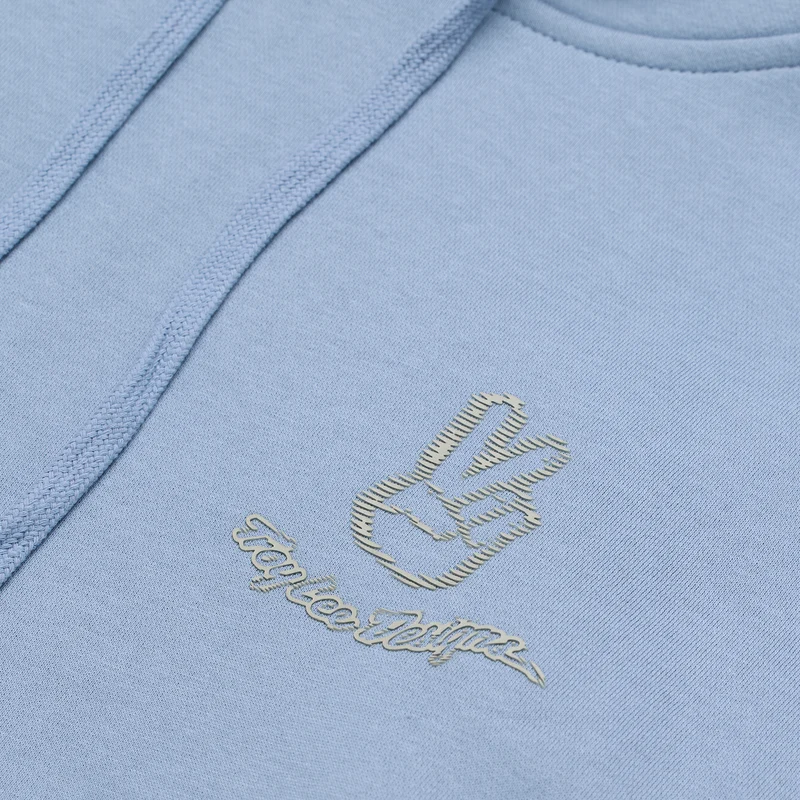 Womens Pullover Peace Out Smoke Blue