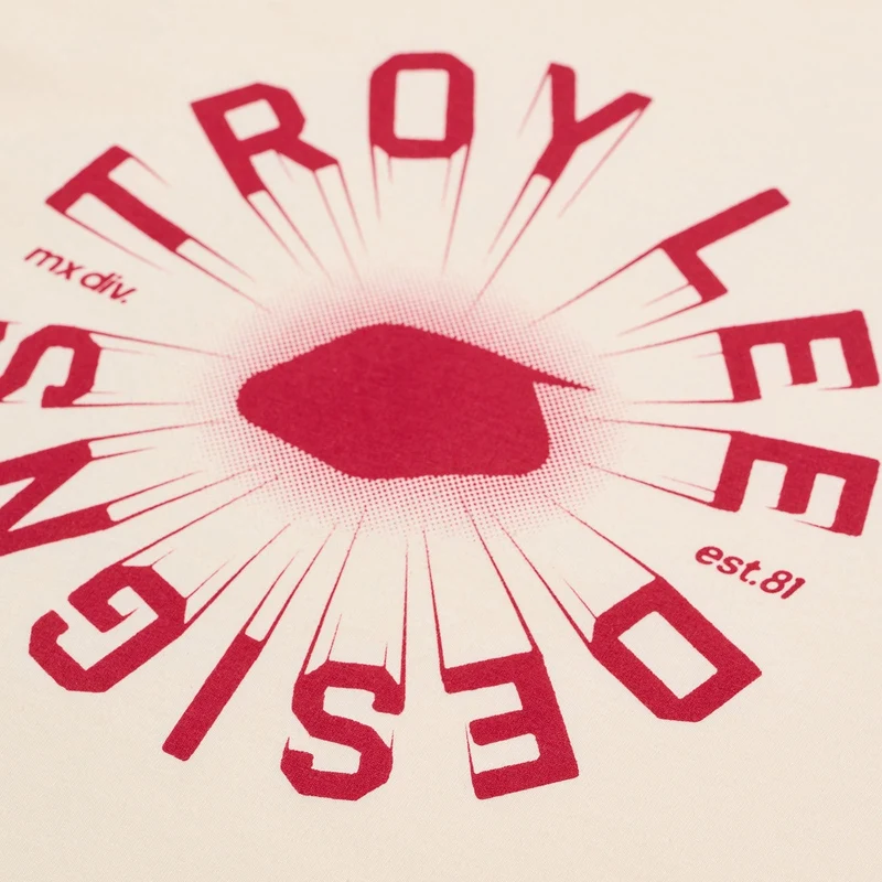 Short Sleeve Tee Rotation Vintage White