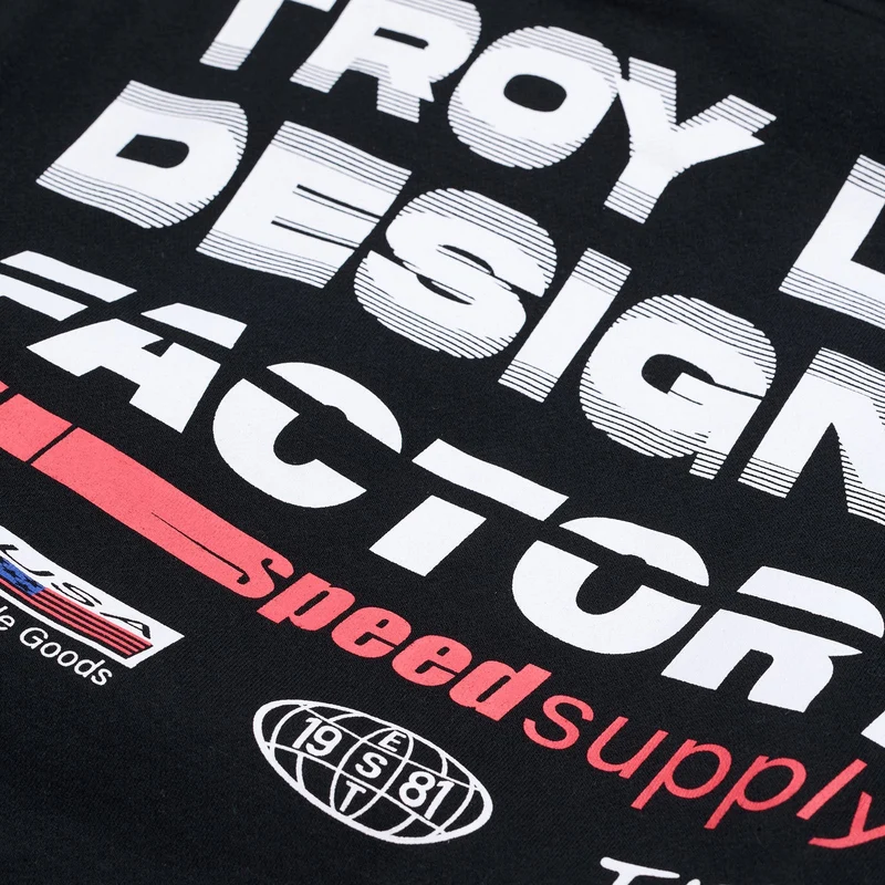 Pullover Hoodie Factory Black