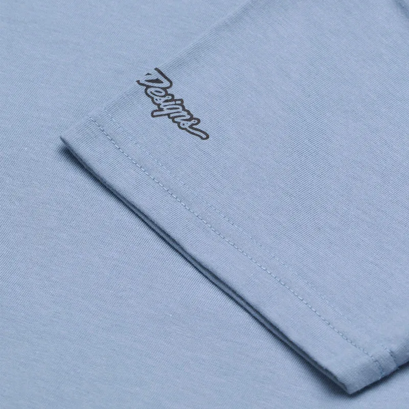 Youth Short Sleeve Tee Peace Out Smoke Blue