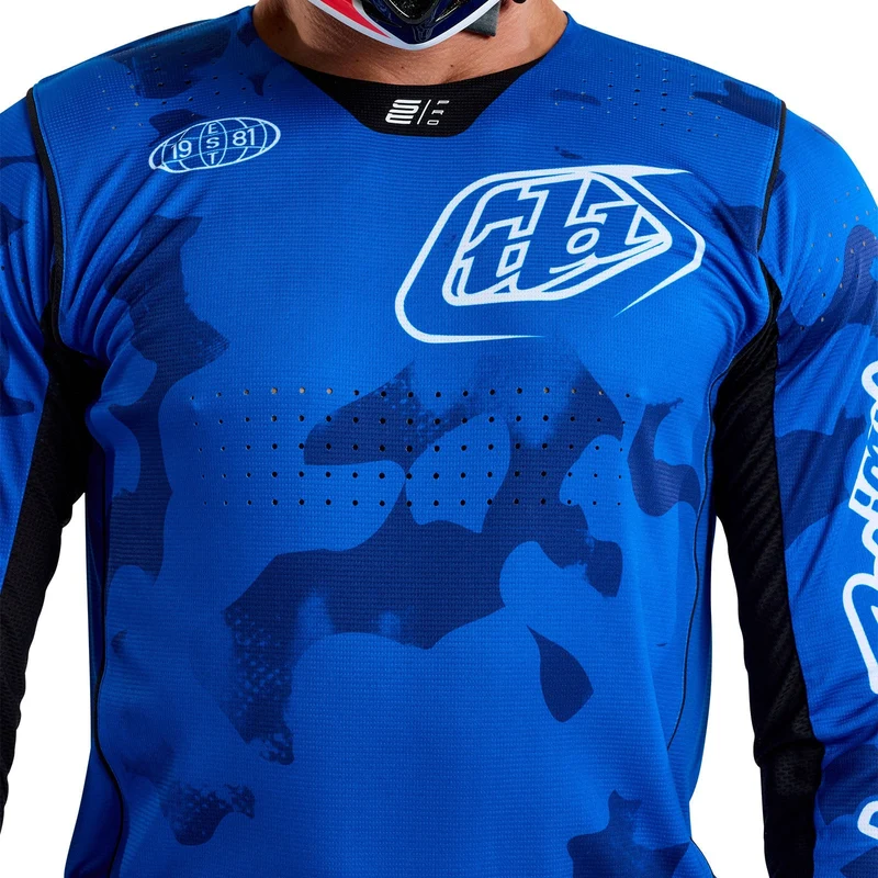 SE Pro Jersey Blotted Bright Blue