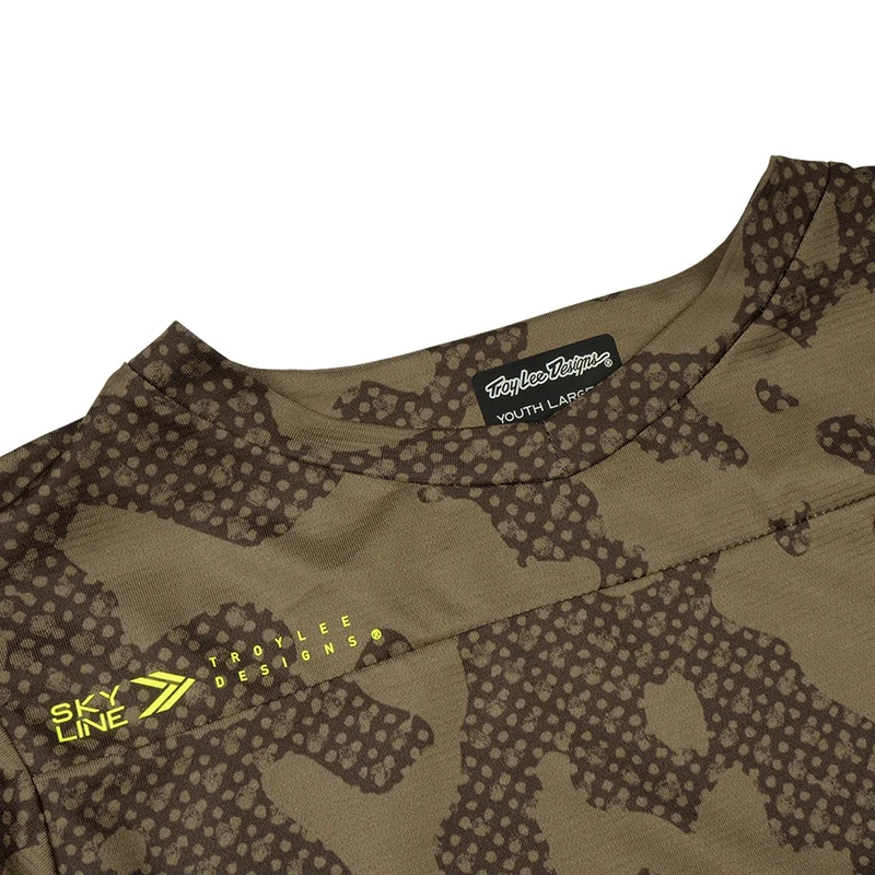Youth Skyline SS Jersey Scrubland Olive