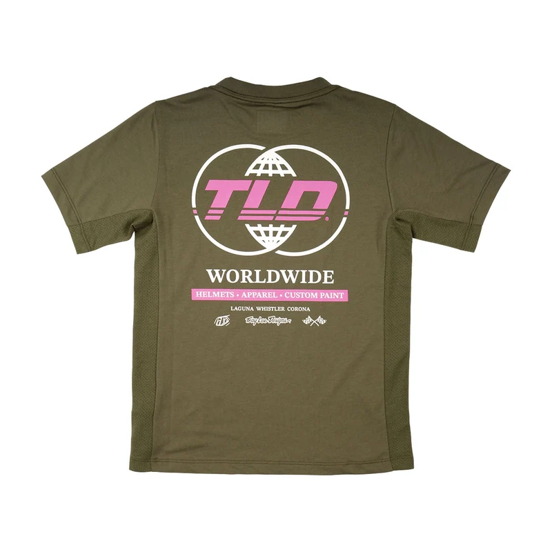 Youth Skyline Ride Short Sleeve Tee Worldwide Caper