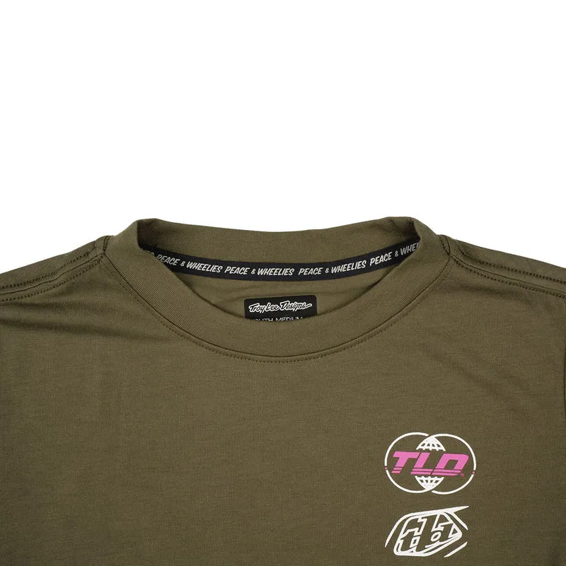 Youth Skyline Ride Short Sleeve Tee Worldwide Caper