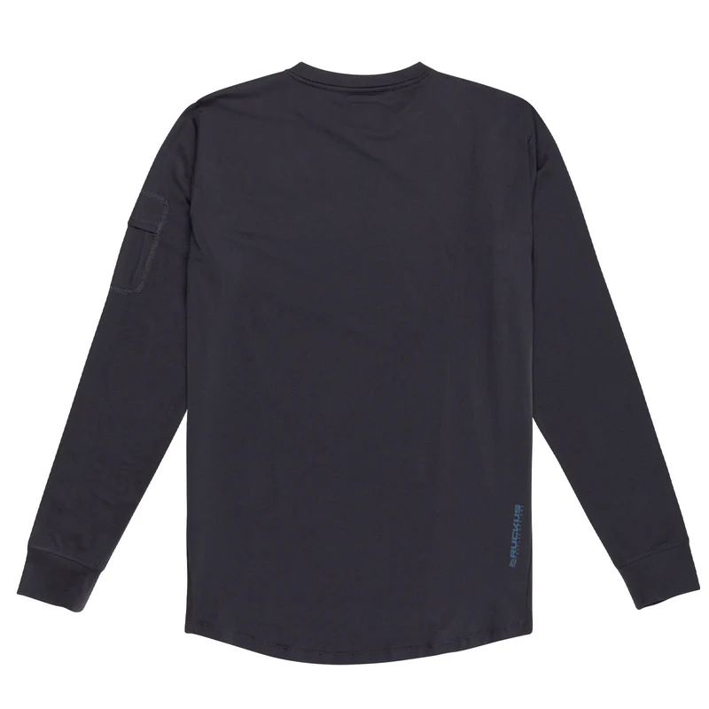 Youth Ruckus Long Sleeve Ride Tee Burn Out Carbon