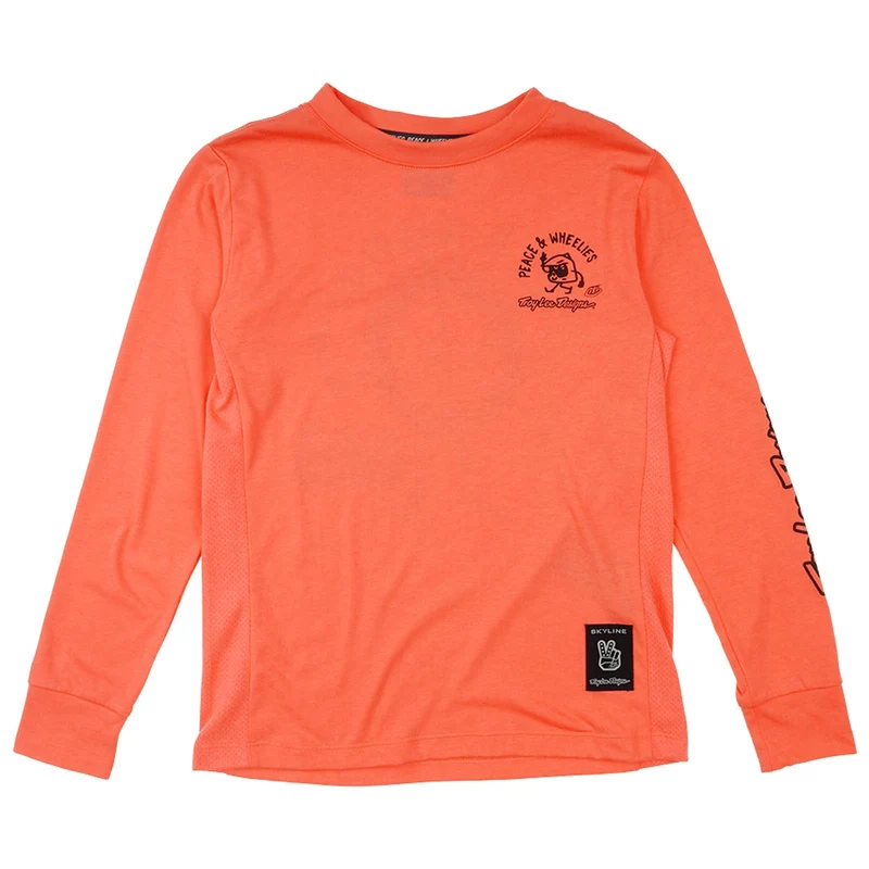 Youth Skyline Ride Long Sleeve Tee P&w Melon