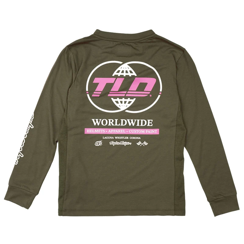Youth Skyline Ride Long Sleeve Tee Worldwide Caper
