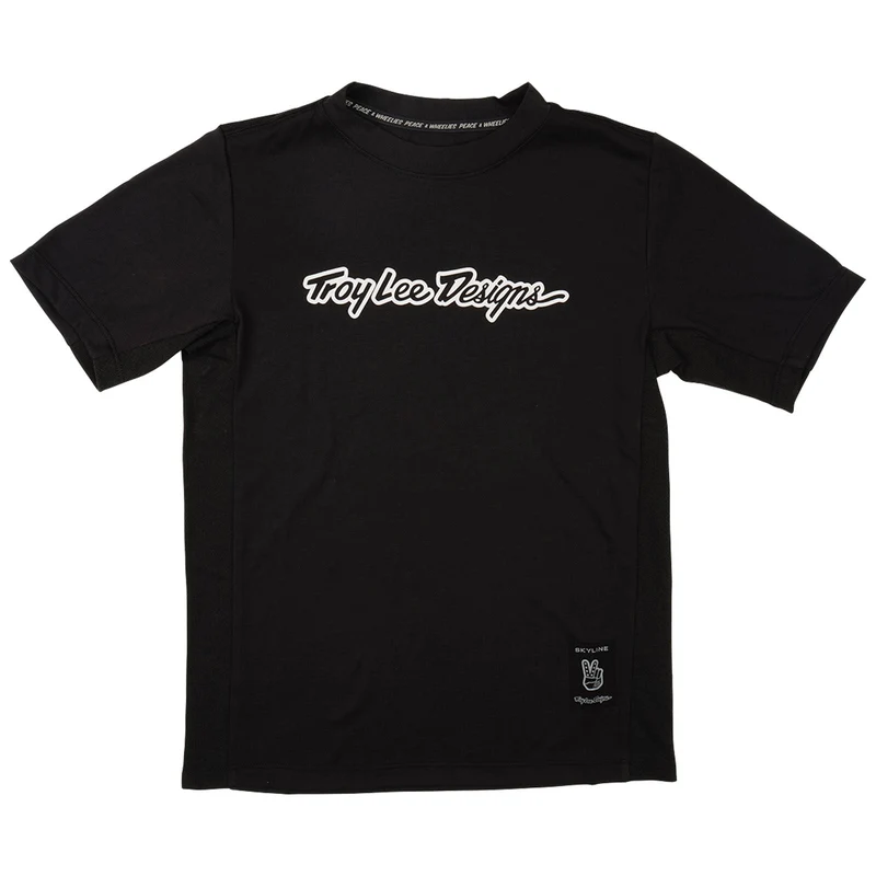 Youth Skyline Ride Short Sleeve Tee Signature Black
