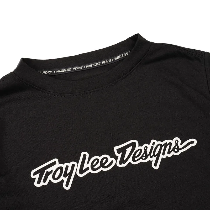 Youth Skyline Ride Long Sleeve Tee Signature Black