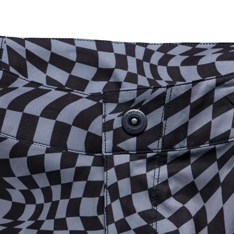 Womens Lilium Pant Twisted Checkers Black