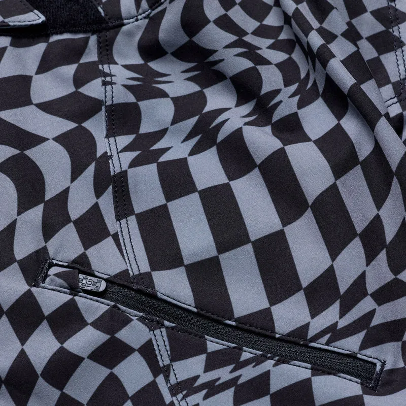 Womens Lilium Pant Twisted Checkers Black