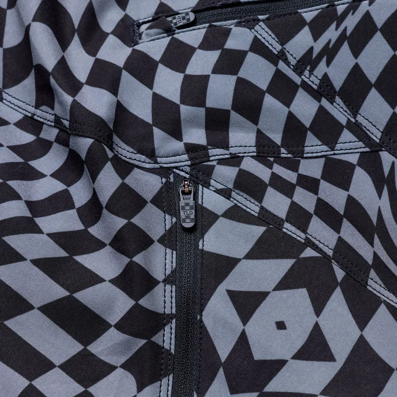 Womens Lilium Pant Twisted Checkers Black