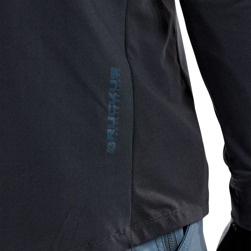 Ruckus Long Sleeve Ride Tee Burn Out Carbon