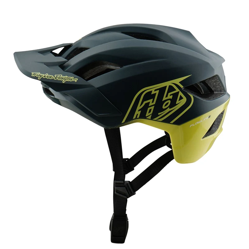 Flowline SE Helmet W/MIPS Badge Grey / Glo Yellow