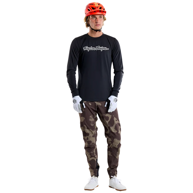 Skyline Long Sleeve Ride Tee Signature Black