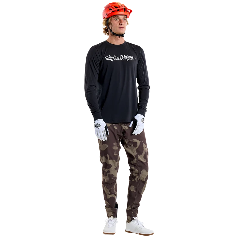 Skyline Long Sleeve Ride Tee Signature Black