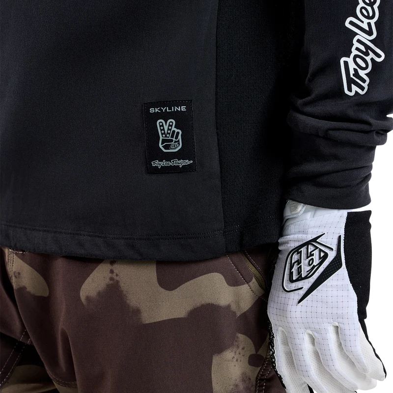 Skyline Long Sleeve Ride Tee Signature Black