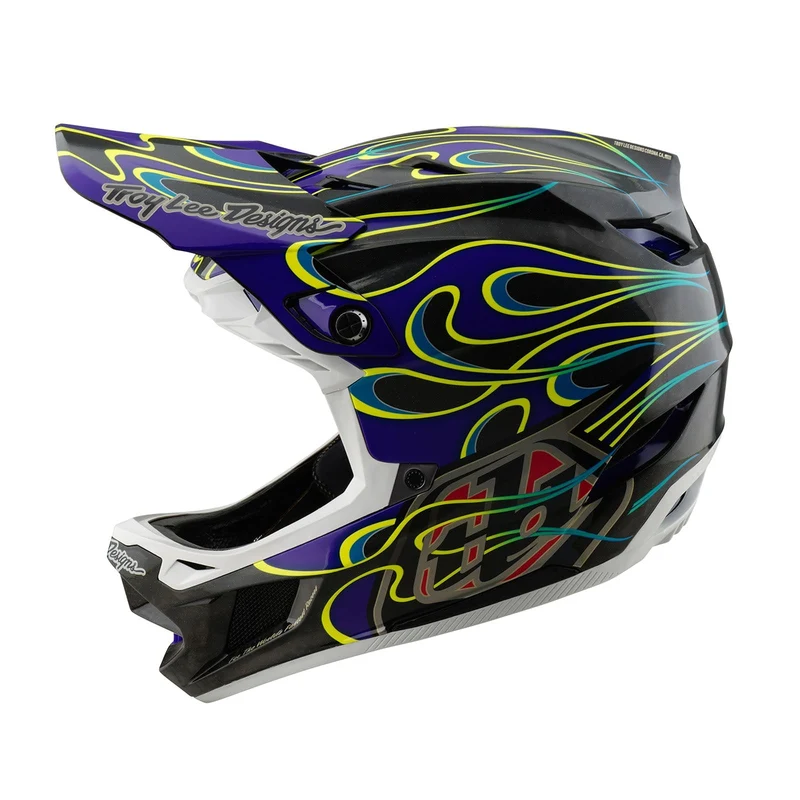 D4 Carbon Helmet W/MIPS Torched Black / Purple