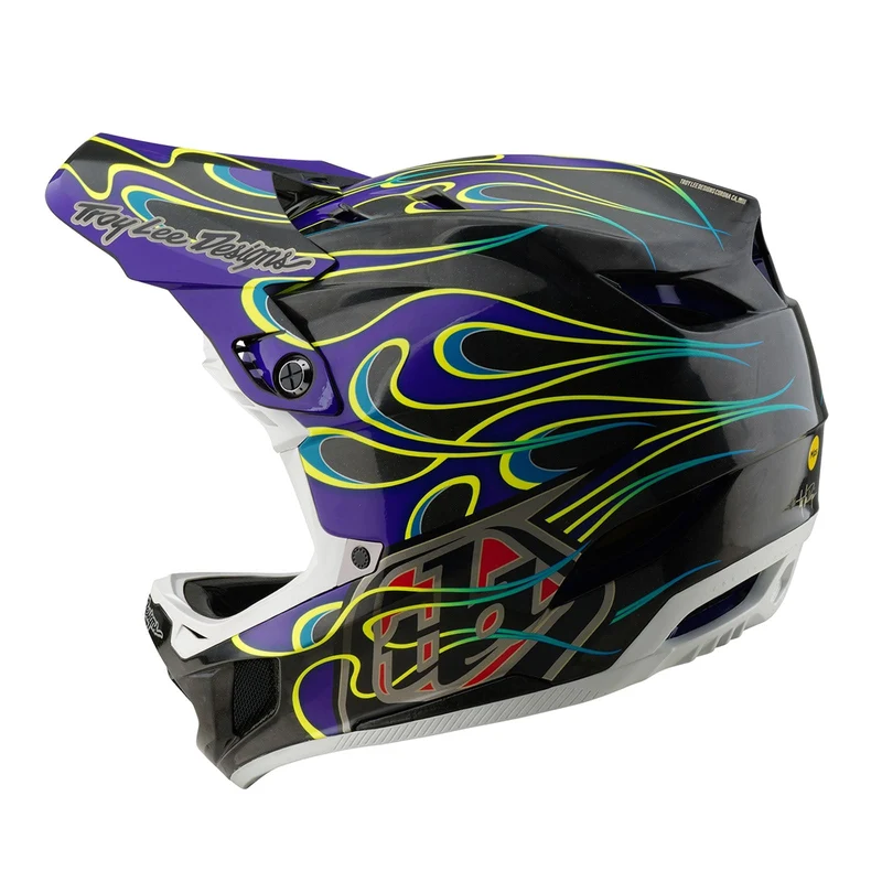 D4 Carbon Helmet W/MIPS Torched Black / Purple