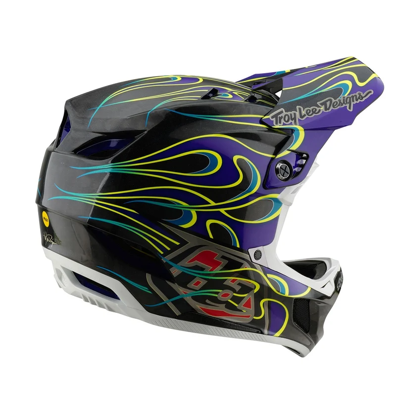 D4 Carbon Helmet W/MIPS Torched Black / Purple