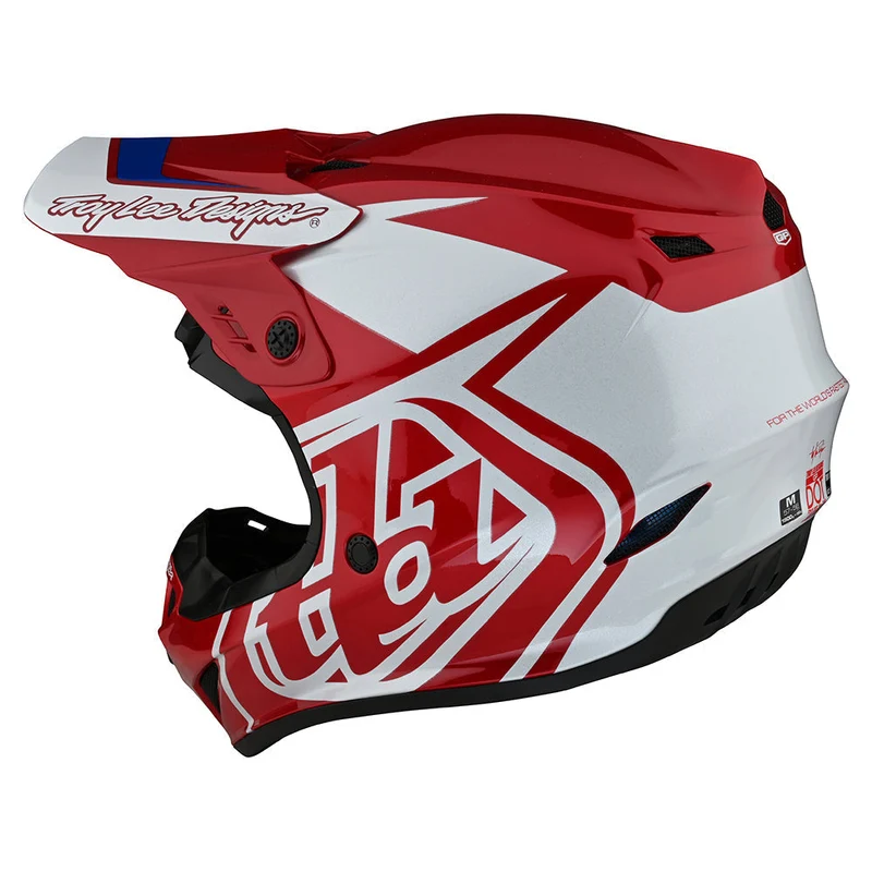 Gp Helmet Overload Red / White