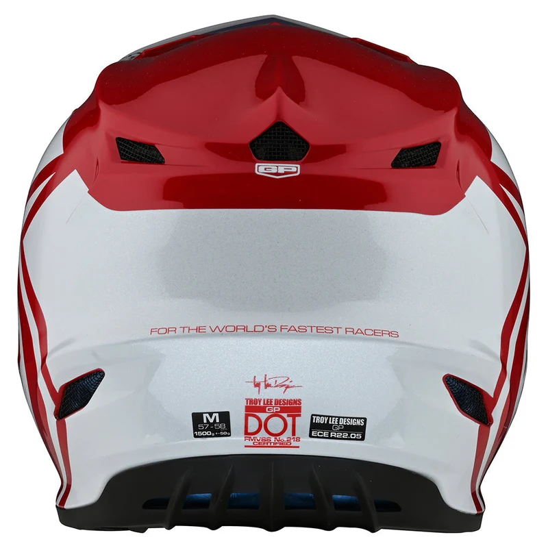 Gp Helmet Overload Red / White