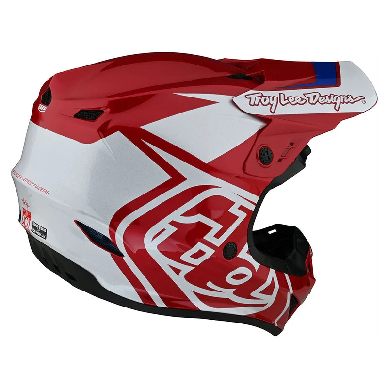 Gp Helmet Overload Red / White