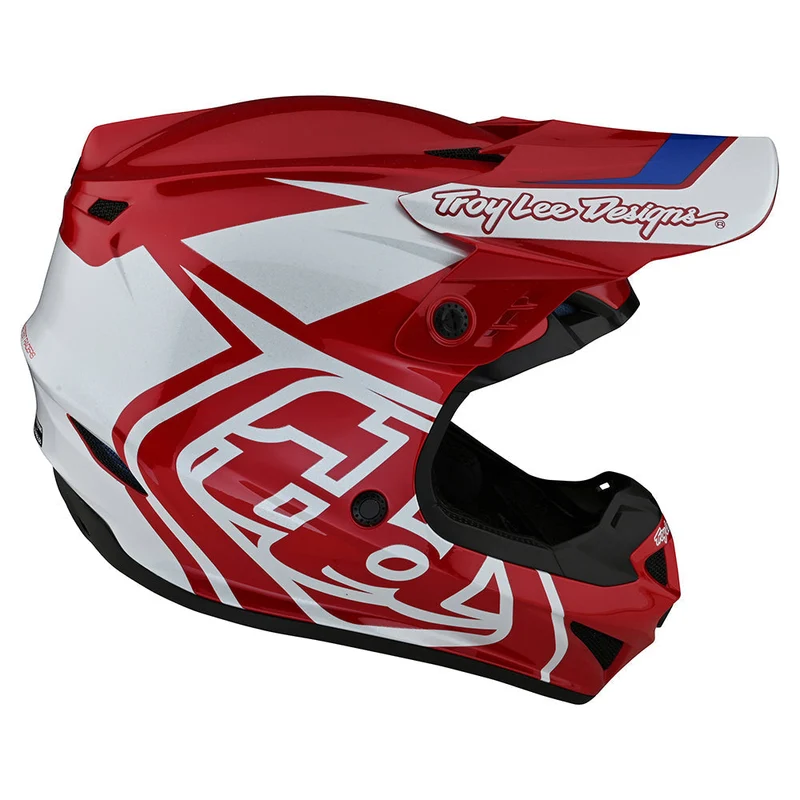 Gp Helmet Overload Red / White