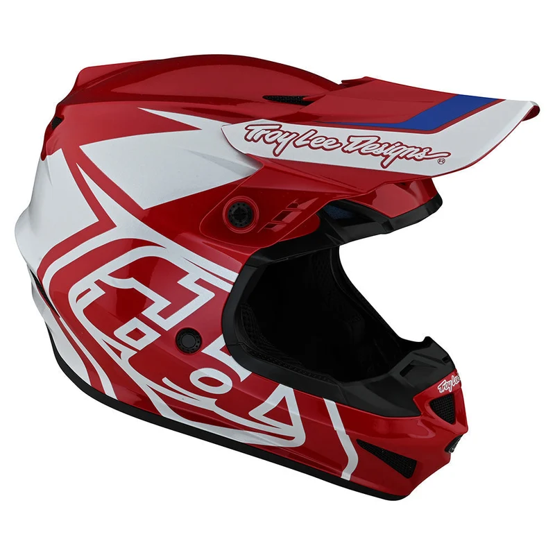 Gp Helmet Overload Red / White
