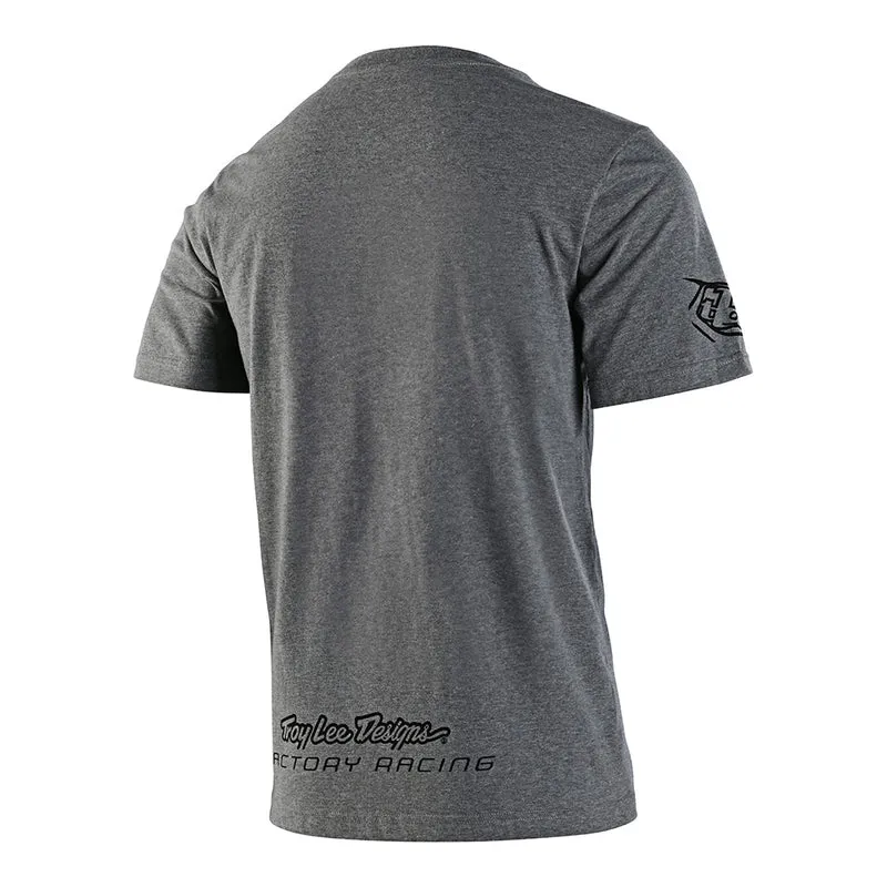 Short Sleeve Tee TLD Factory Racing Heather Grey
